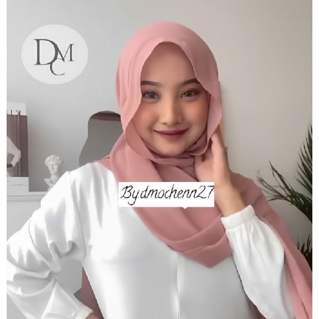 Pashmina New Normal Oval 3in1 Premium Ceruty Babydoll Pashmina Masker