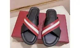 Sandal Selop Slide Silang Stripe Pria Bally