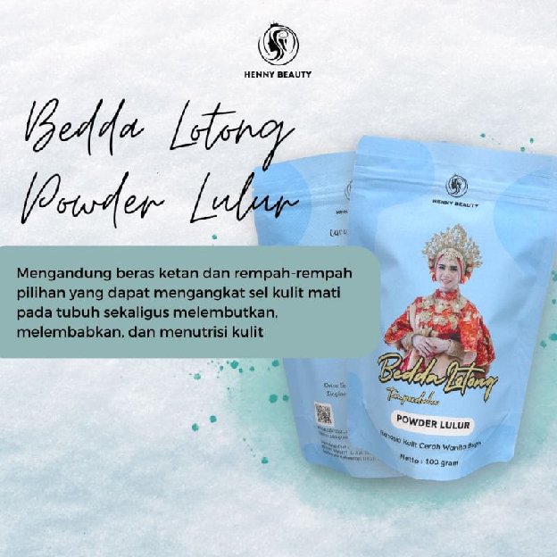 Lulur Henny Bedda Lotong Viral Bpom Original Promo Pemutih Badan Bubuk Basah Agen Resmi Goldmallid
