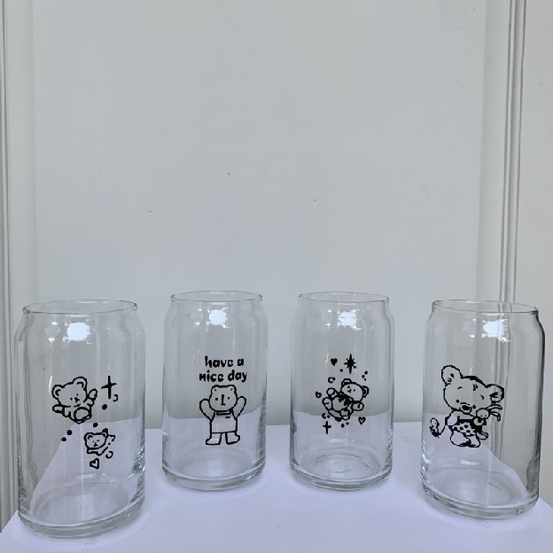 Gelas Kaca Bergambar