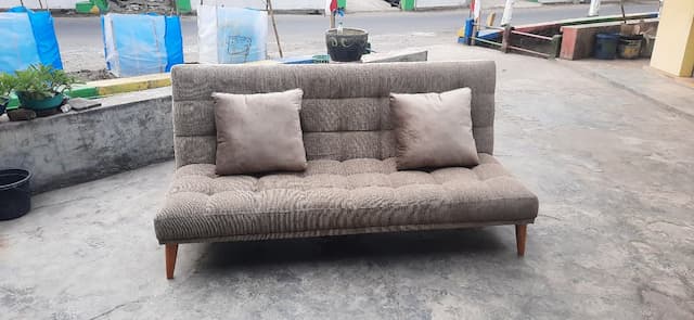 Sofa Bed Minimalis Kaki Kayu