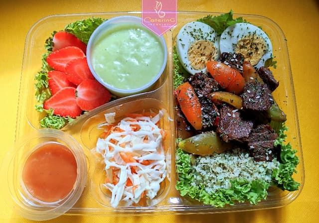 Diet Keto Catering Bandung, Paket Mingguan Lunch & Dinner / 10 Pax