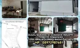 Gudang Strategis Dijual Murah. Kondisi Bagus & Tidak Banjir Di Di Kawasan Industri Terboyo Semarang