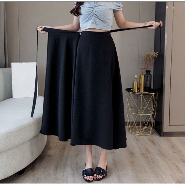 Rok Layer Shakila / Skirt Polos Tali Samping