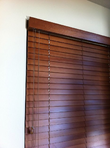 Wooden Blind/Tirai Kantor/Krey Kayu (Jati Asli) Costum/Murah