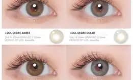 Murah Softlens Sisse Lens I Dol Desire Amber Gray / Euro Gray / Lime Green / Ocean Blue