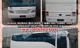 Dijual Murah. Bus Mercy Mbo 800 Turbo 1999 Terawat, Seat 31, Unit Di Jogja. Wa: 087839049444