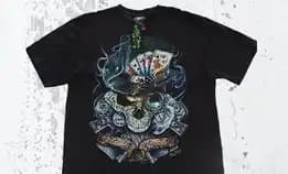 Kaos Rock Chang Skull Card