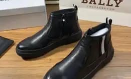 Sepatu Boots Pria Leather Black Bally