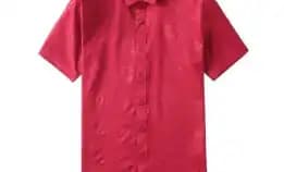 Kemeja Pendek Branded Pria Burberry 8109 Red