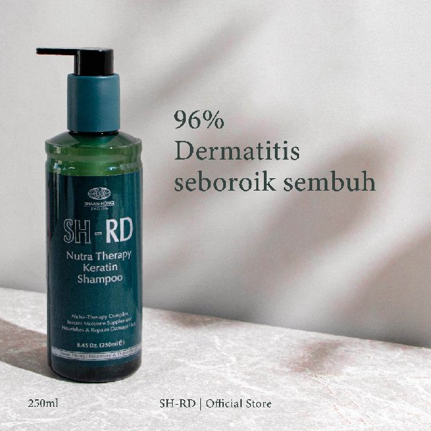 Shrd Nutra Therapy Keratin Shampoo 250ml | Cocok Untuk Dermatitis Seboroik & Psoriasis | Sulfate & P