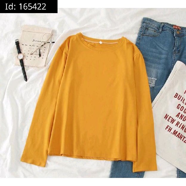 Ffs Kaos Tangan Panjang Polos Oversize