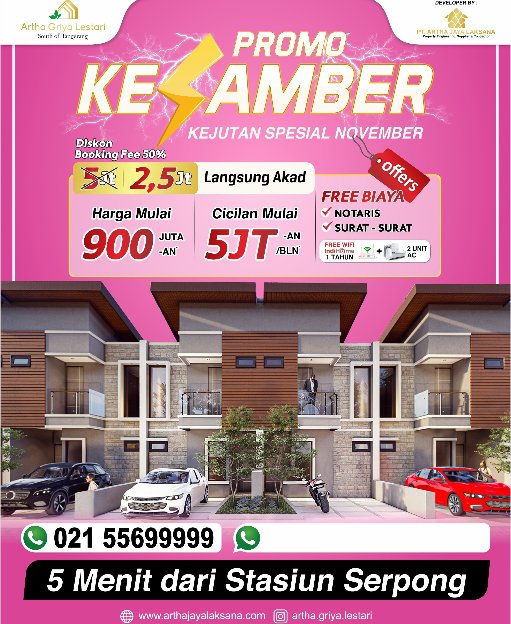 Artha Griya Lestari Shm Di Tangsel Free Ac 2 Unit Bebas Biaya Shm 