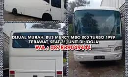 Dijual Murah. Bus Mercy Mbo 800 Turbo 1999 Terawat, Seat 31, Unit Di Jogja. Wa: 087839049444