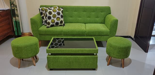 Sofa Single Puff Minimalis