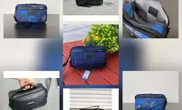 Tas Tumi Alpha 3 Ballistic Nylon Handbag Cowok Clutch Pria