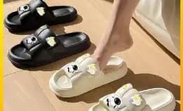 Sandal Wanita Terbaru Jelly Karet Sendal Wanita Kekinian Import Korea Sandal Slop Flat Rumahan Empuk