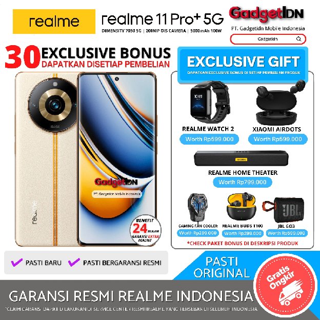 Realme 11 Pro+ 5g 12/512gb 8/256gb Realme 11 Pro + Garansi Resmi Realme Indonesia