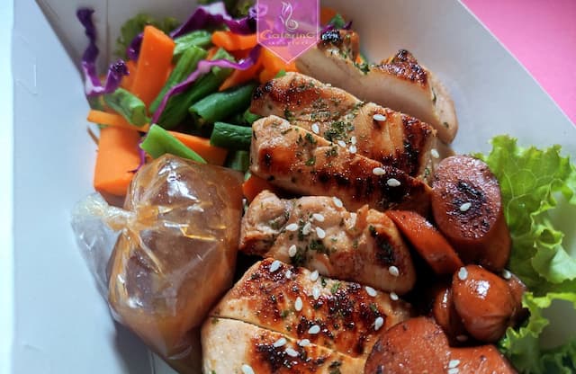 Catering Diet Keto Bandung Lunch & Dinner Paket 1 Hari / 2box / 2box/Hari Lunch & Dinner