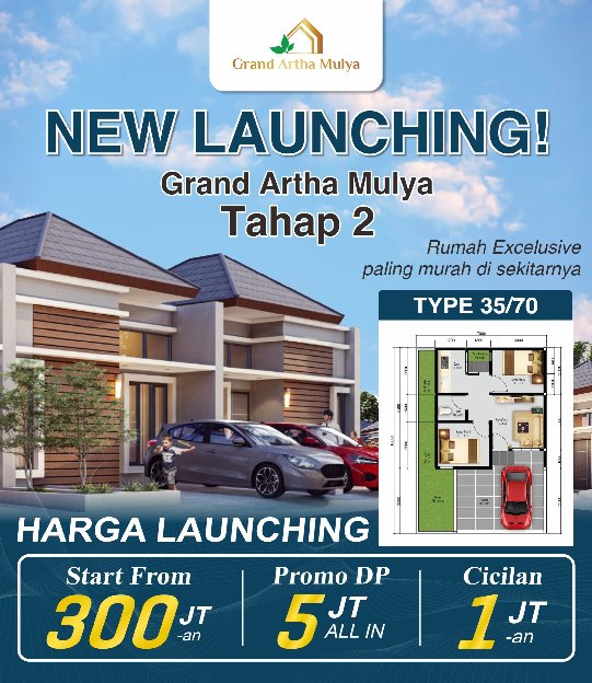 Grand Artha Mulya Rumah 1 Lantai