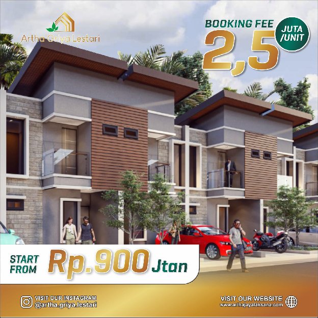 Artha Griya Lestari Rumah 2 Lantai Shm Termurah Setangsel 