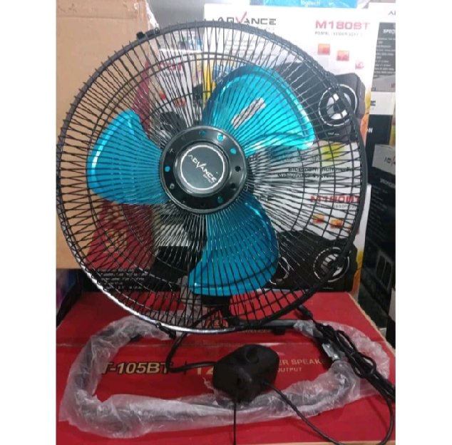 Kipas Angin Advan Tornado Tds12 12inch 2in1 Duduk Dinding Bisa