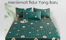Sprei Breathable/ Sprei Protector Bermotif / Sprei Anti Air Ukuran 120x200 160x200 180x200