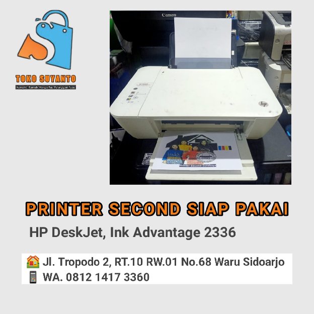 Siap Pakai Printer Hp Deskjet Ink Advantage 2336