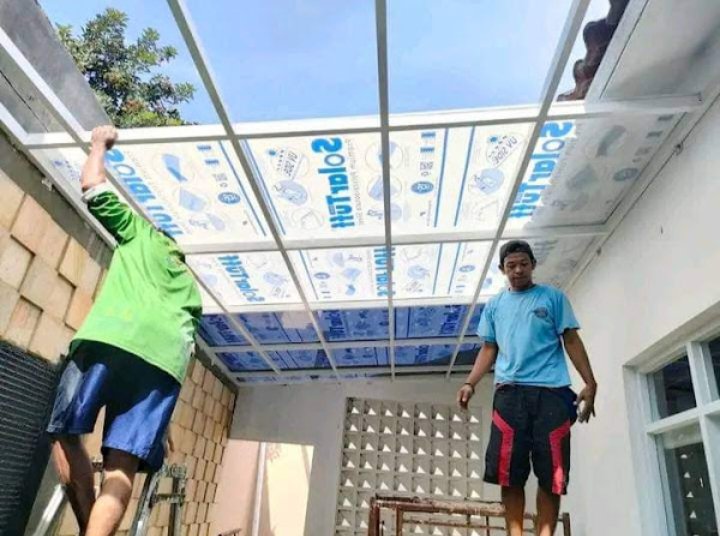 Kanopi Atap Solar Plat 