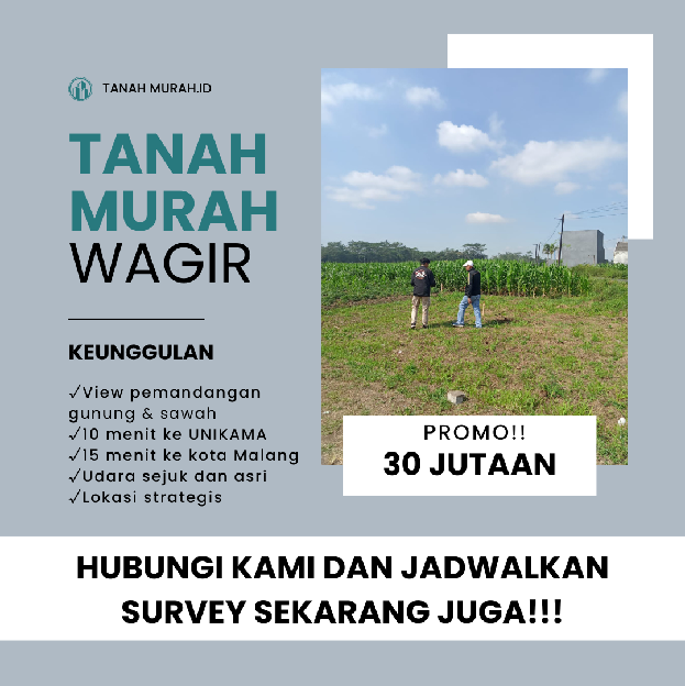 Tanah Kavling Murah Wagir Malang