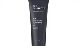 The Originote Bha Charcoal Clay Mask - Masker Wajah Mud Mask Eksfoliasi Mengangkat Sel Kulit Mati Me
