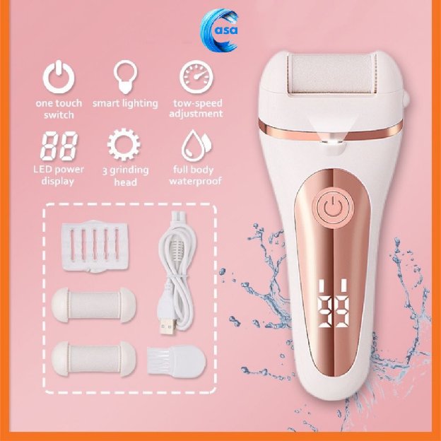 Penghalus Kaki Elektrik Untuk Menghilangkan Kulit Mati Dan Kapalan Callus Remover Pedicure Menicure