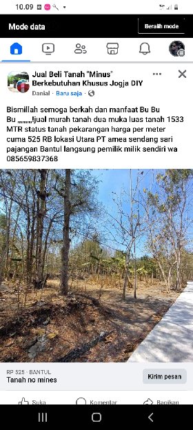 Tanah Dua Muka Strategis 