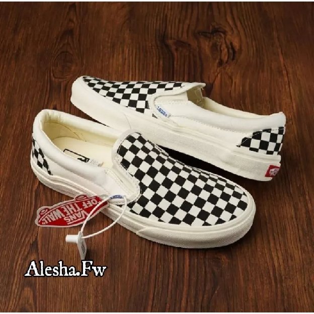 Sepatu Vans Slip On Mono Checkerboard 