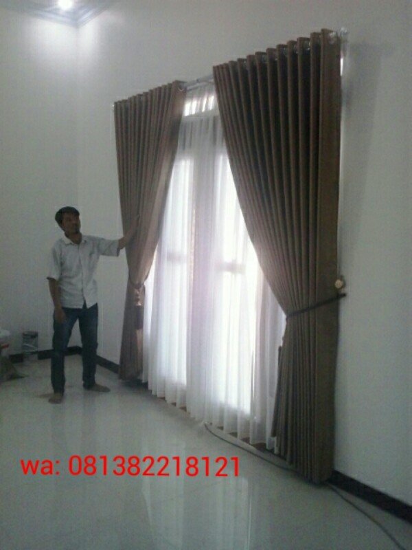 Desain Gordyn Gorden Hordeng Korden Jendela Rumah Top Smockering