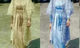 Lucianna Brukat Tille Dress Busui / Set Gamis Lucia