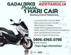 Terima Gadai Bpkb Motor Bandung
