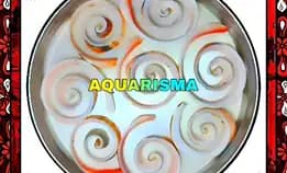 6 Pcs Cangkang Kerang Kupasan Caem Pattern Circular Grade A+