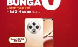 Segampang Itu Nyicil Oppo Reno 12 F Di Home Credit, Promo Bunga 0% Free Cicilan 1x