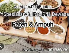 Pengobatan Vitalitas Pria Padang Aa Adam Terbaik Wa 0856-6904-4498