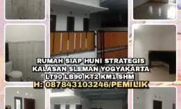 Rumah Dijual : Rumah Siap Huni Di Kalasan Sleman Yogyakarta.Lt90 Lb90 Kt2 Km1 Shm Strategis.