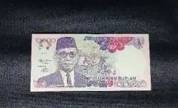 Uangkuno 10000 Rupiah Hamengkubuwono