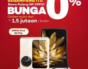 Segampang Itu🫰 Ambil Cicilan Oppo Find N3 Flip Di Home Credit, Promo Bunga Rendah Free Cicilan 1x