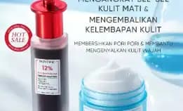 Skintific - 12% Aha Bha Pha Lha Peeling Solution 30ml - 5x Ceramide Barrier Moisturizer Gel 30g | Cr