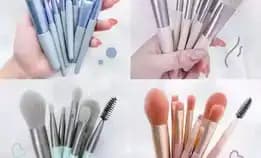 Kuas Tas Set Make Up 8 Pcs