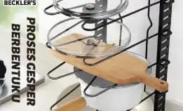 Rak Tutup Panci Teplon Wajan/ Rak Dapur Stainless Steel Serbaguna