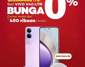 Segampang Itu Nyicil  Vivo V40 Lite Di Home Credit, Promo Bunga 0% Free Cicilan 1x