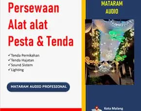 Wa: 0831-1228-7422,  Penyewaan Tenda Dan Sound System Malang
