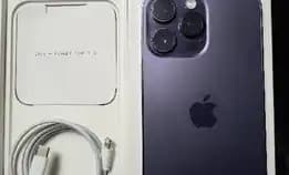 Iphone 14 Promax 256gb Deep Purple Nominus Fullset Sinyal All Operator