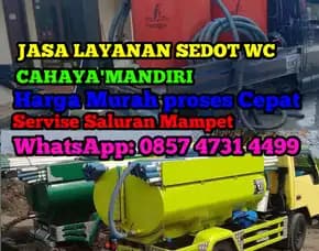 Sedot Wc Purwokerto Barat Murah Wa:085747314499